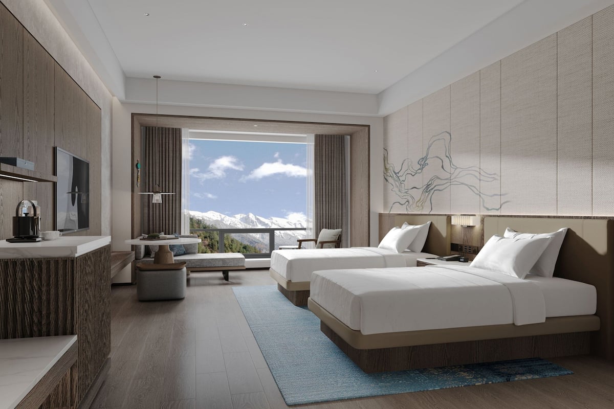 Executive Room, 2 Double Beds, City View | Pillowtop beds, in-room safe, desk, blackout drapes
