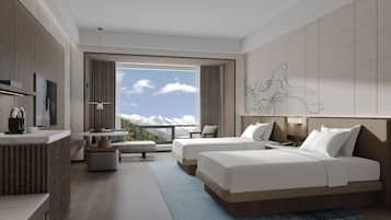 Executive Room, 2 Double Beds, City View | Pillowtop beds, in-room safe, desk, blackout drapes