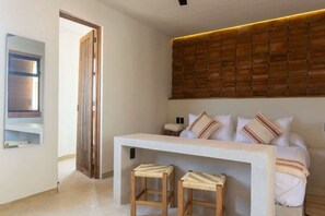 1 bedroom, desk, WiFi, bed sheets - Casa Aymara 102 : Balcón Privado & Wifi Starlink! (Brisas de Zicatela)