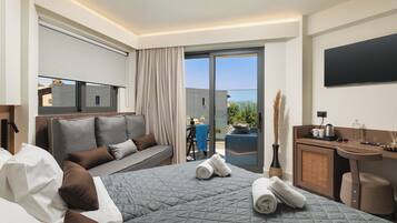 In-room safe, desk, laptop workspace, soundproofing