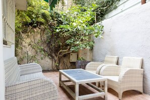 Standard Apartment | Terrace/patio - Coastal Garden Nook (Tel Aviv)