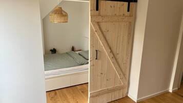 2 Schlafzimmer, Reisekinderbett, kostenloses WLAN, Bettwäsche