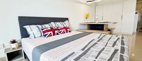 1 Schlafzimmer, Bügeleisen/Bügelbrett, kostenloses WLAN, Bettwäsche