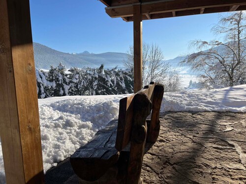 Alpine chalet in Méaudre, 12 pers, panoramic view, charm and comfort