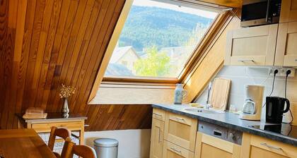 Mountain duplex in Méaudre, 5 guests, parking
