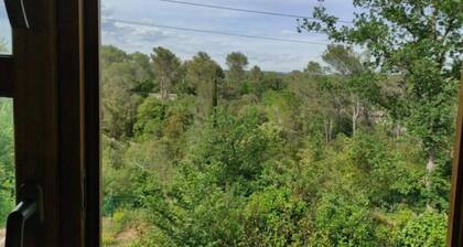 AgrĂ©able chalet en bordure de forĂȘt