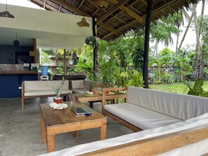 Living area - Dawn Patrol Hostel (General Luna)