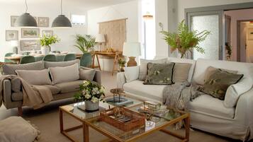 Télévision, cheminée