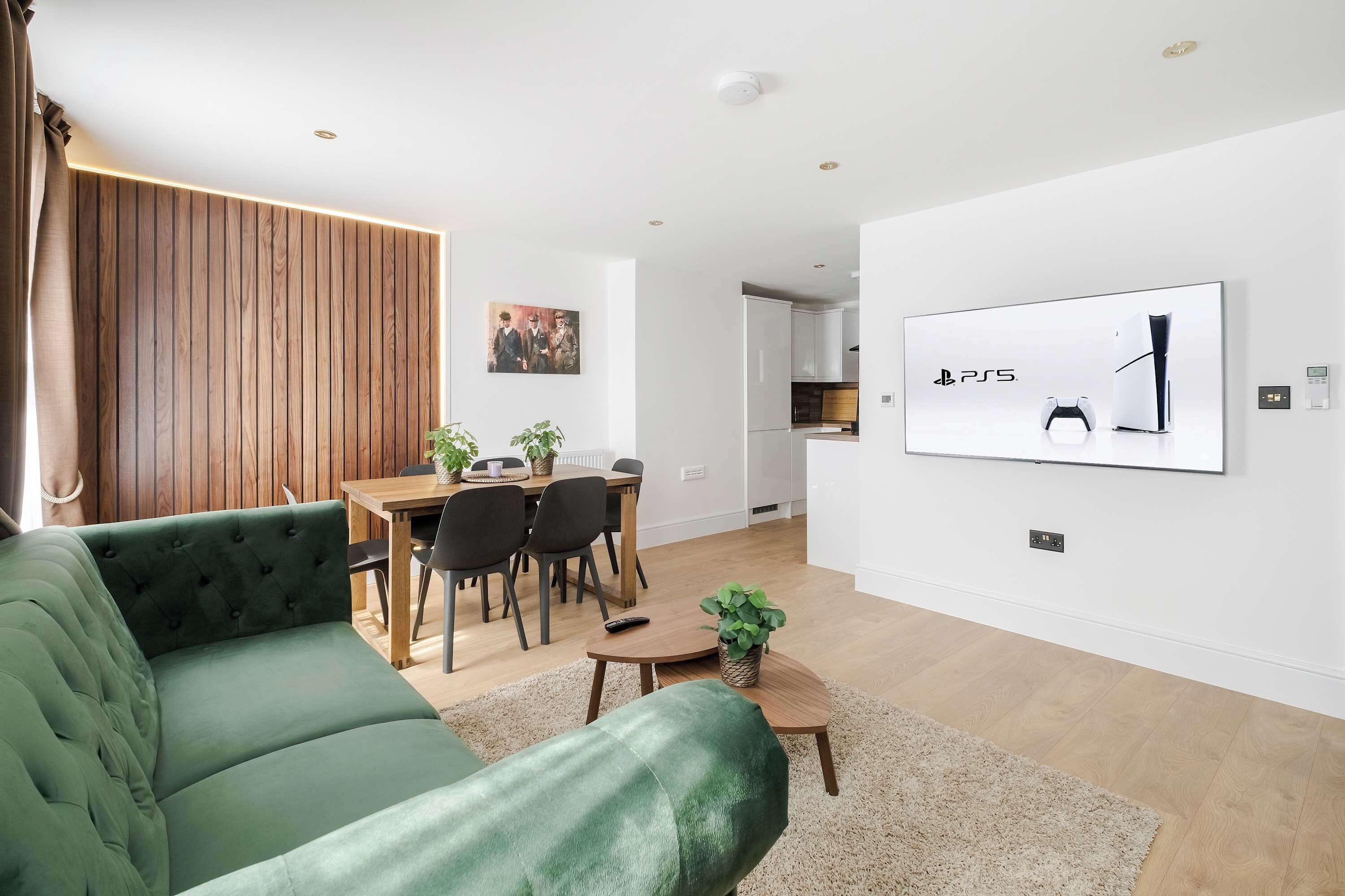 Smart TV, video games, books, video library