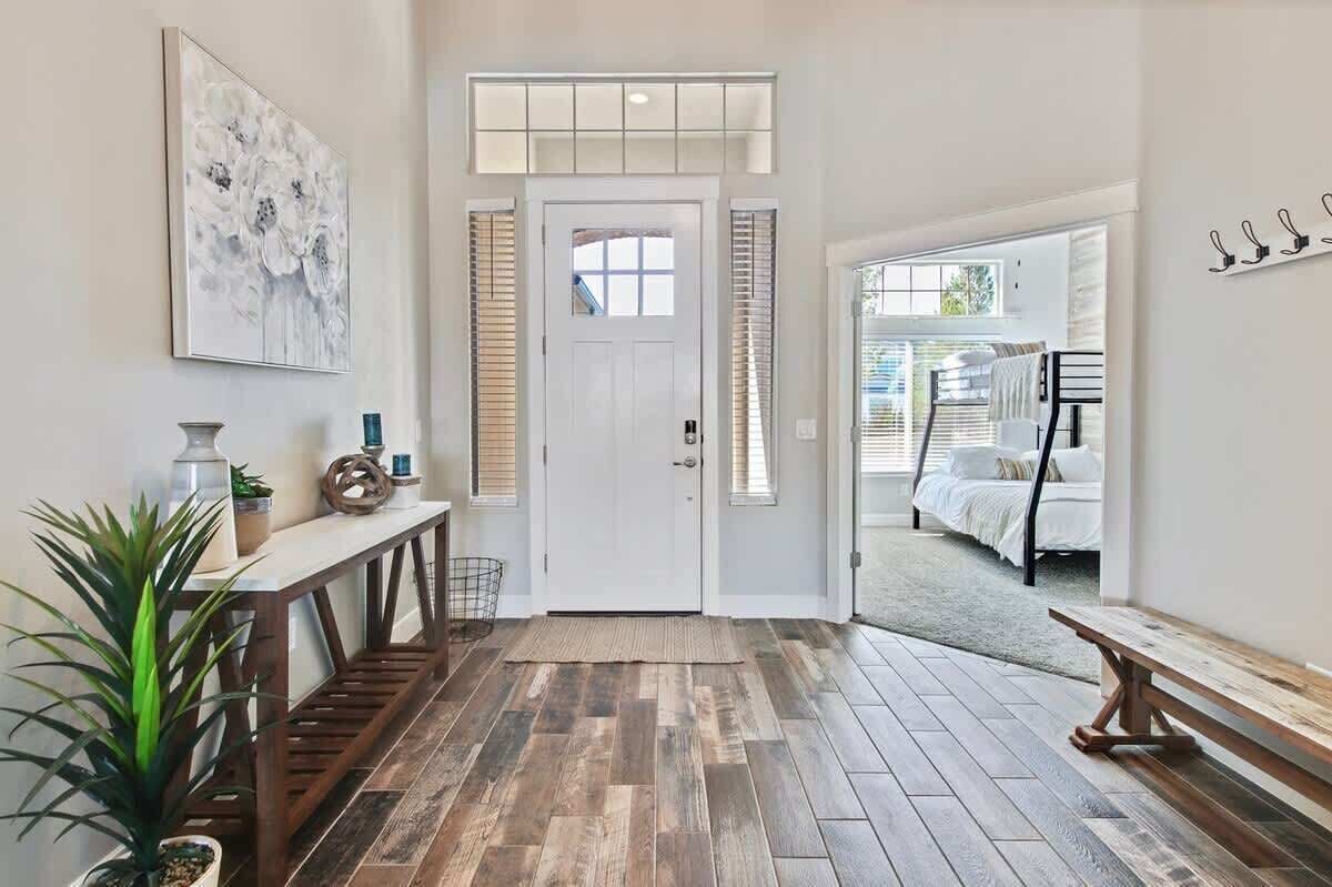 4 bedrooms, iron/ironing board, travel crib, WiFi