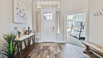 4 bedrooms, iron/ironing board, travel crib, WiFi