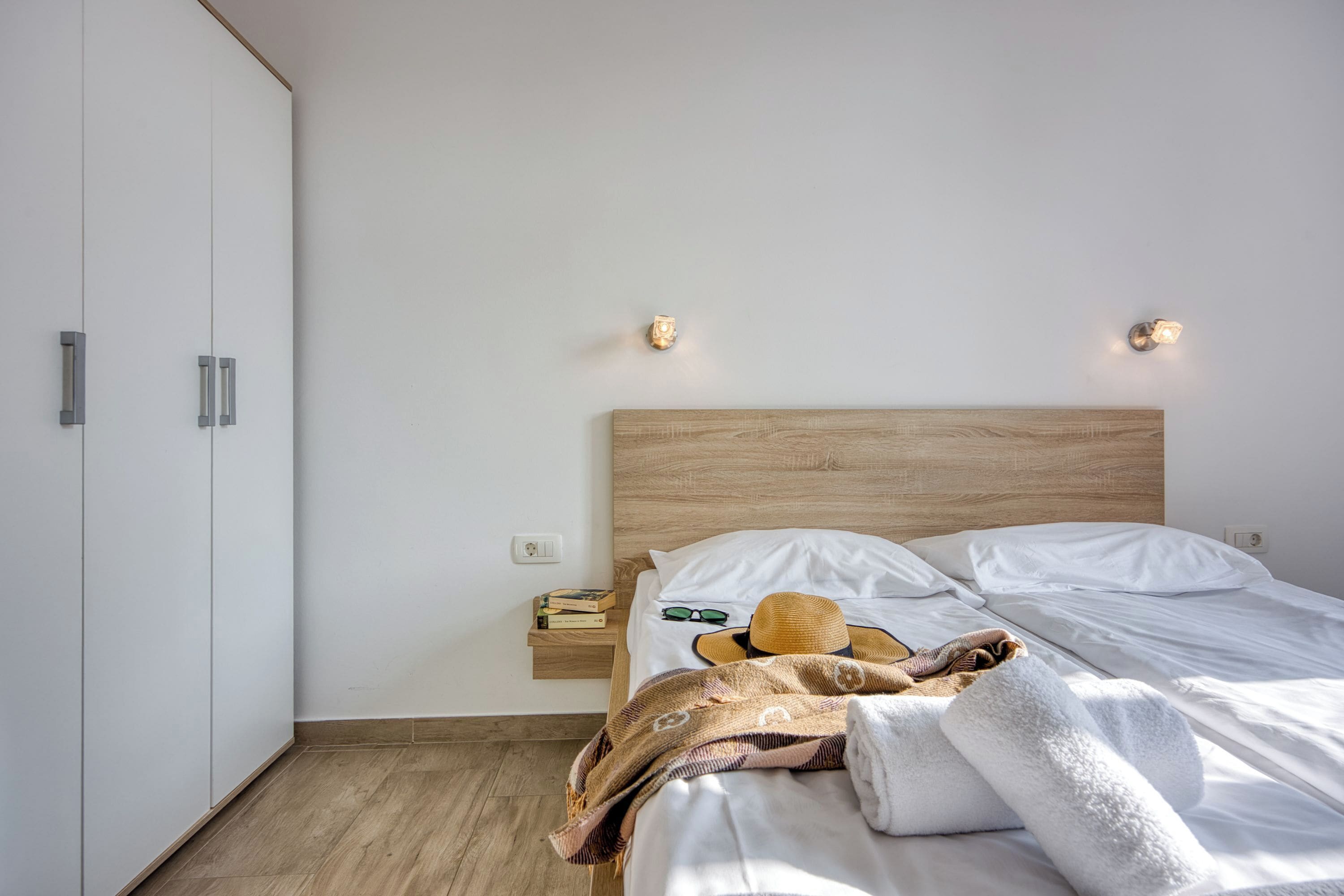 Family Apartment, 2 Bedrooms, Microwave, Mountainside (Villa Roma Portorose - 1 Classic) | 2 bedrooms, free WiFi, bed sheets