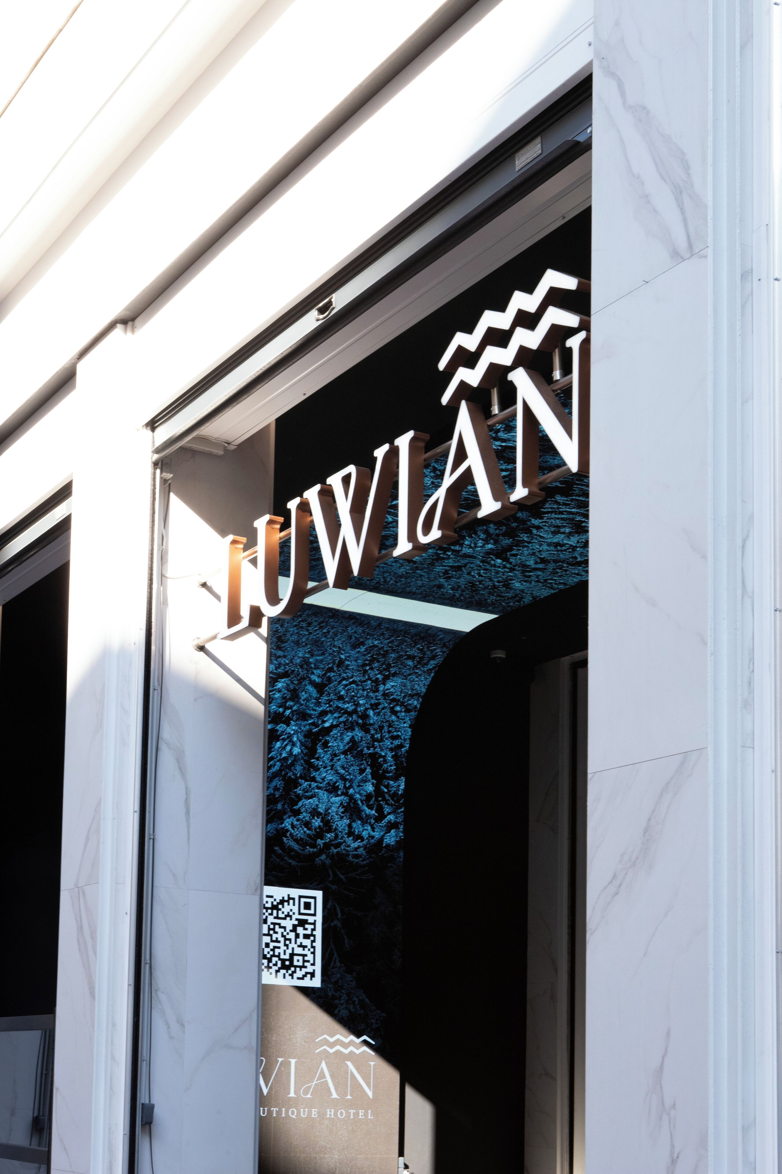 Entrée de l’hébergement