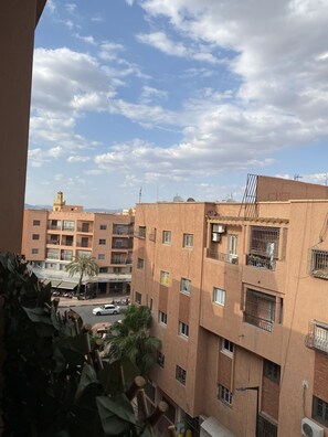 Blick von der Unterkunft