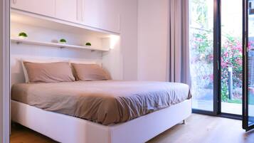 1 bedroom, iron/ironing board, bed sheets