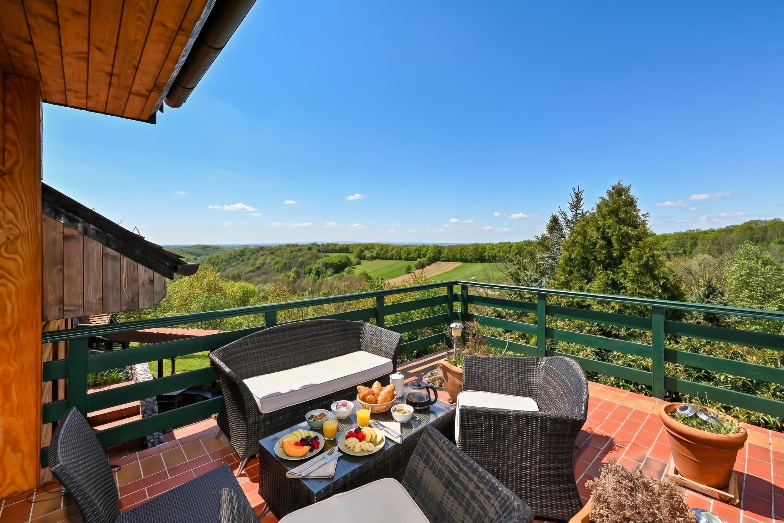 Family House, 3 Bedrooms, Balcony, Mountainside (Hunting Lodge Hills Retreat) | Outdoor dining