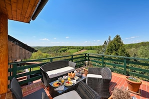 Family House, 3 Bedrooms, Balcony, Mountainside (Hunting Lodge Hills Retreat) | Outdoor dining - Hunting Lodge Hills Retreat (Velika Pisanica)