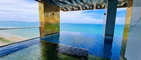 Indoor pool, outdoor pool