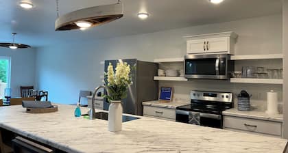 New! Beautiful newly built family home immersed in nature. Fish Creek, WI