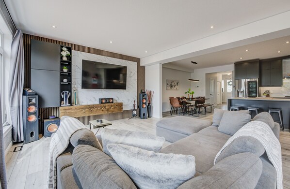 Smart TV, video games, books, music library