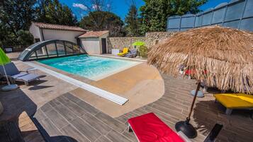 Indoor pool, a heated pool