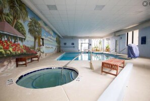 Indoor pool, outdoor pool