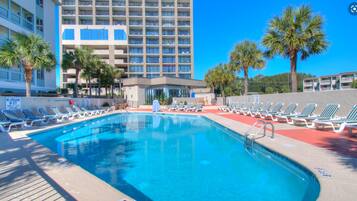 Indoor pool, outdoor pool
