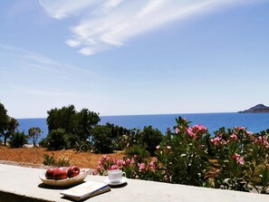 Blick von der Unterkunft