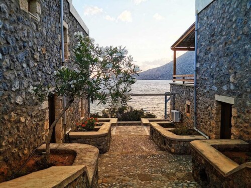 Evagelia traditional studio on the sea