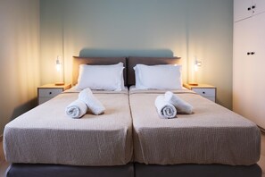 2 dormitorios, tabla de planchar con plancha, wifi gratis y ropa de cama