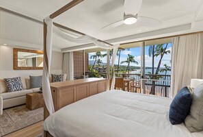 2 bedrooms, iron/ironing board, free WiFi, bed sheets - Luxurious 2BR Mana Kai Retreat: Panoramic Ocean Views, Modern Amenities (Kihei)