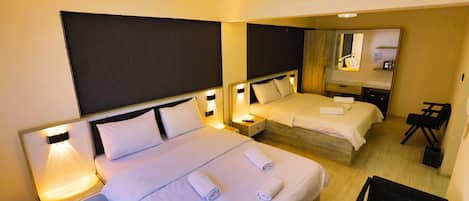 Caja de seguridad en la habitación y decoración personalizada