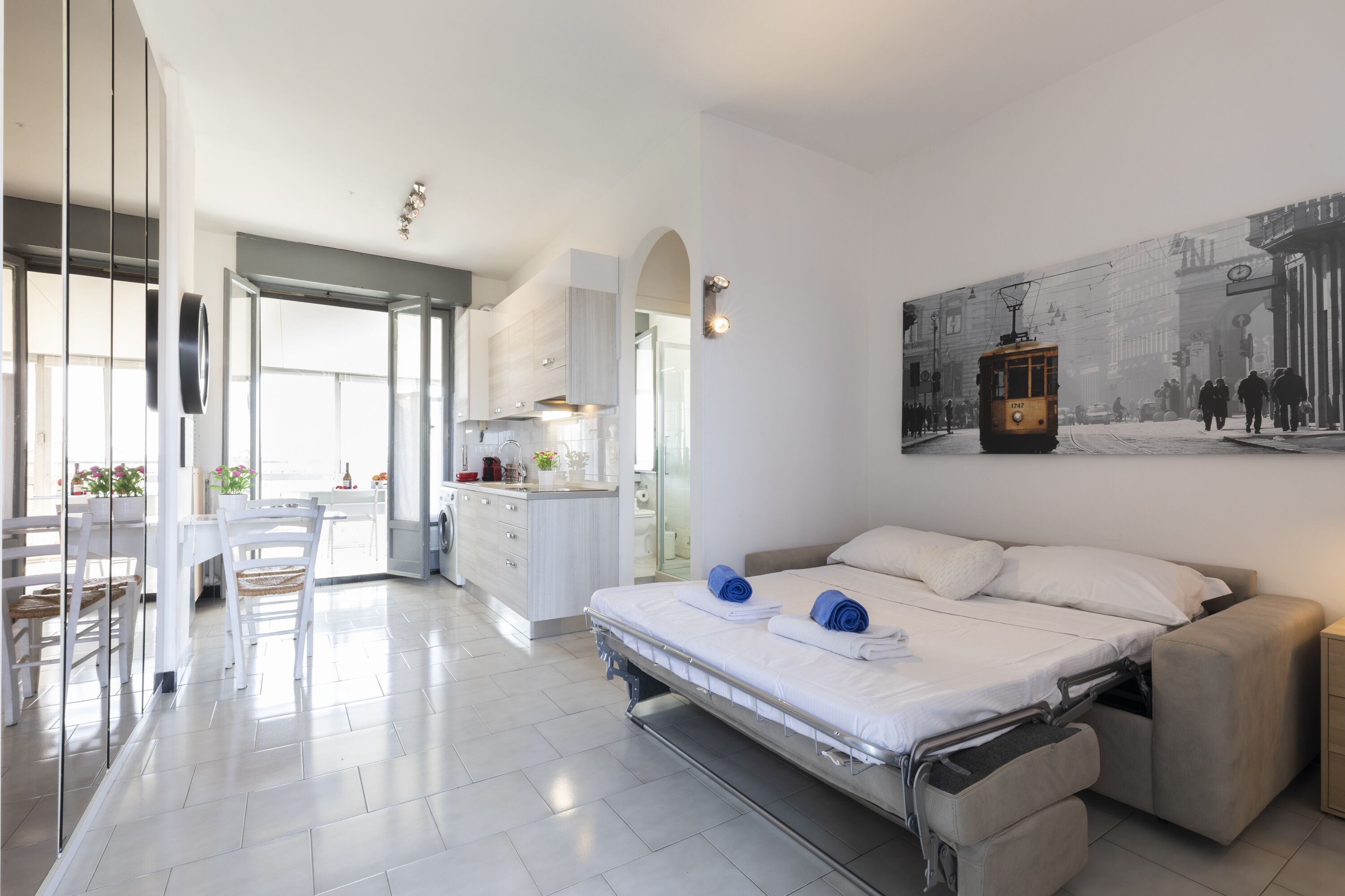 Apartament panoràmic | Sala d'estar | Televisor intel·ligent 