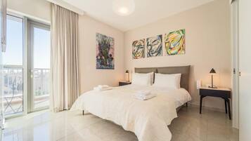 2 bedrooms, iron/ironing board, travel crib, WiFi