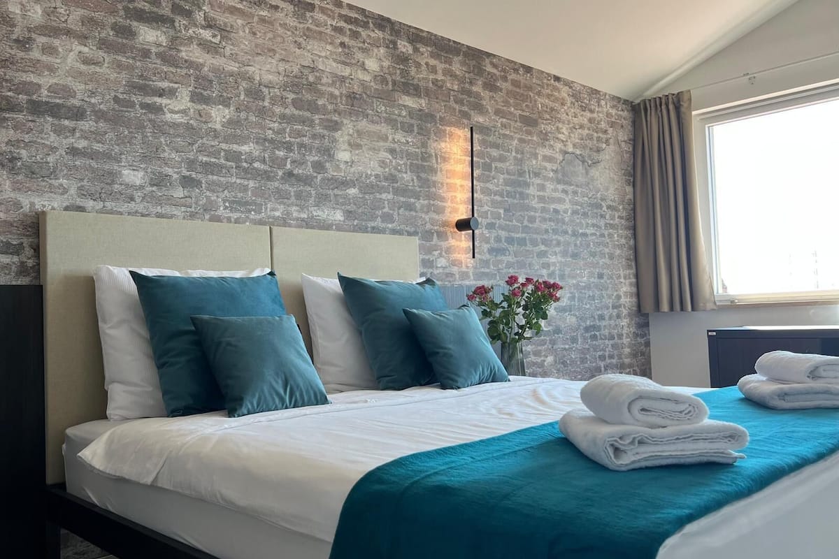 Quarto casal ou duplo superluxo | Escrivaninha, Wi-Fi de cortesia