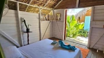 Basic Cabin | Premium bedding, individually decorated, individually furnished, desk