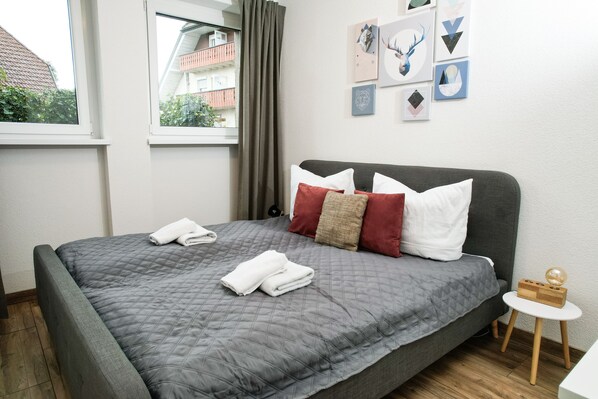 1 Schlafzimmer, kostenloses WLAN, Bettwäsche, Rollstuhlgeeignet