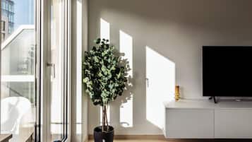 Apartamento superluxo, 2 quartos, sacada, vista para a cidade (Apartment Blees) | 1 quarto, individualmente decorados, individualmente mobiliados