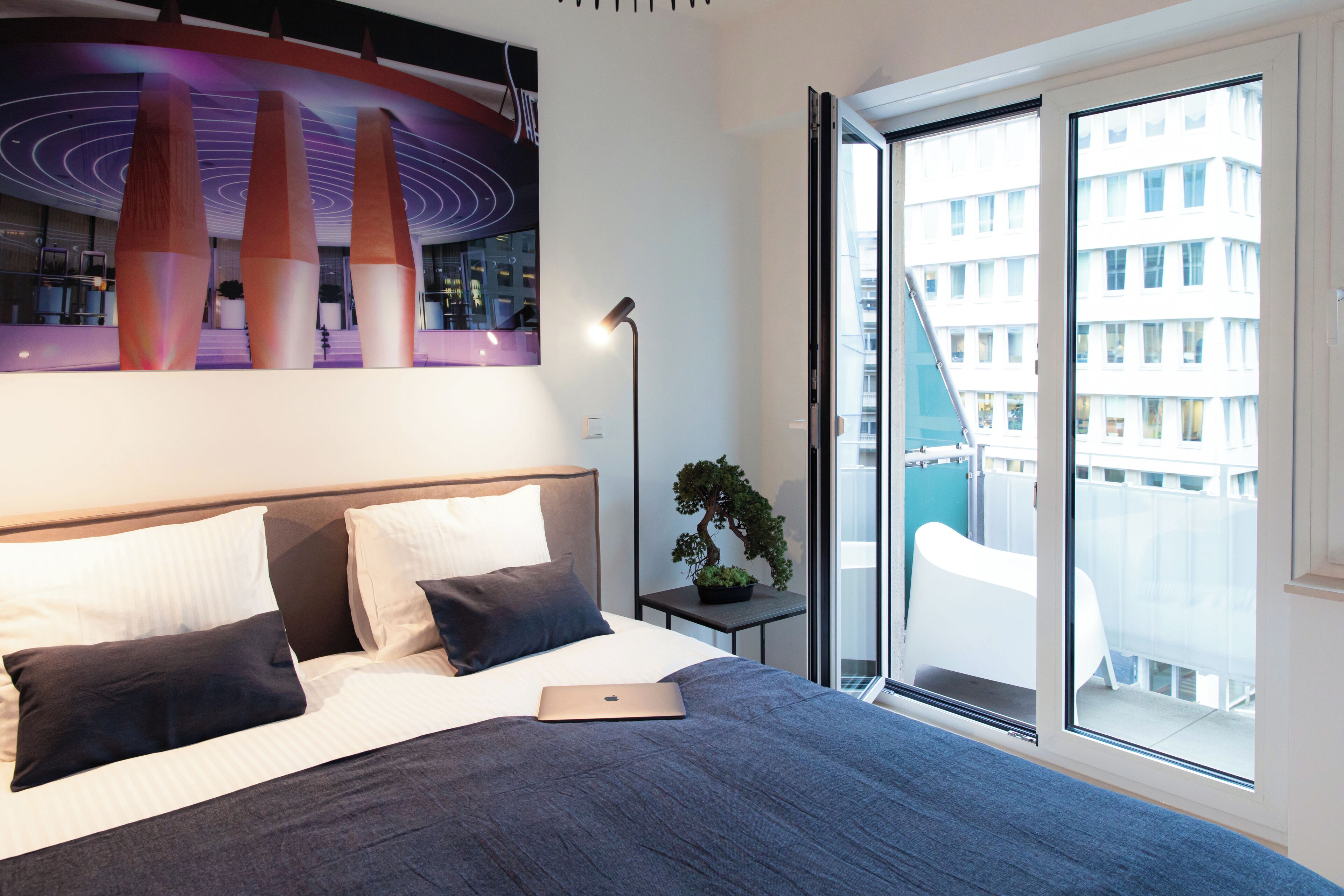 奢華公寓, 1 間臥室, 陽台, 城市景觀 (Apartment Petrusse) | 獨特裝潢、布置獨特、筆電工作空間、隔音