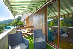 Terrace/patio - L'Epicéa - Appartement vue montagne (La Bresse)