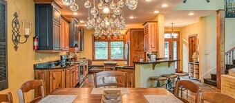 Waterfront, dog-friendly home on Deep Creek Lake with hot tub, dock & 2 firepits