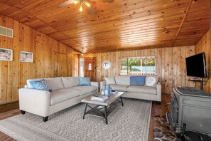 Televisión, reproductor de DVD, videoteca