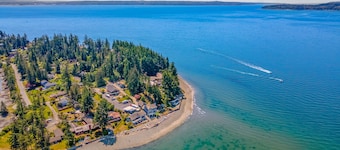 Skiou Point Beach House | Waterfront, dog-friendly home with amazing view, beach