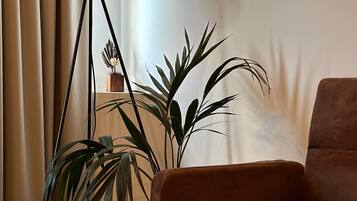 Deluxe Double Room, Mountain View | Living area