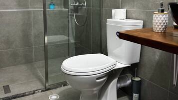 Phòng đôi Deluxe, 1 giường cỡ queen, quang cảnh thành phố | Phòng tắm | Đồ dùng nhà tắm miễn phí, máy sấy tóc, áo choàng tắm