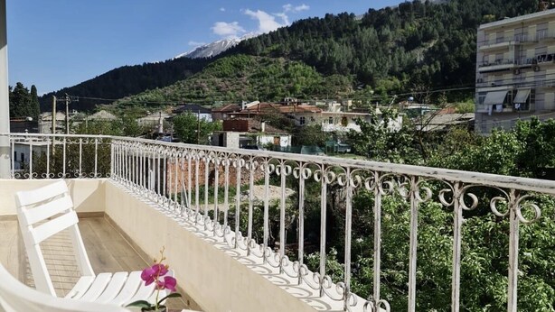 Chambre Deluxe double, 1 grand lit, vue sur la montagne | Balcon