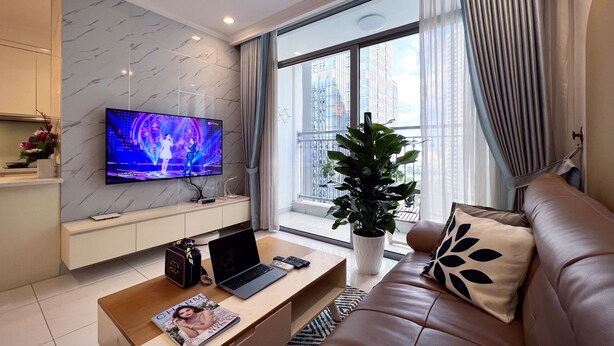 Unclassified image, 1 of 45, button - Sum Apartment - Vinhomes Central Park (Ho Chi Minh City)