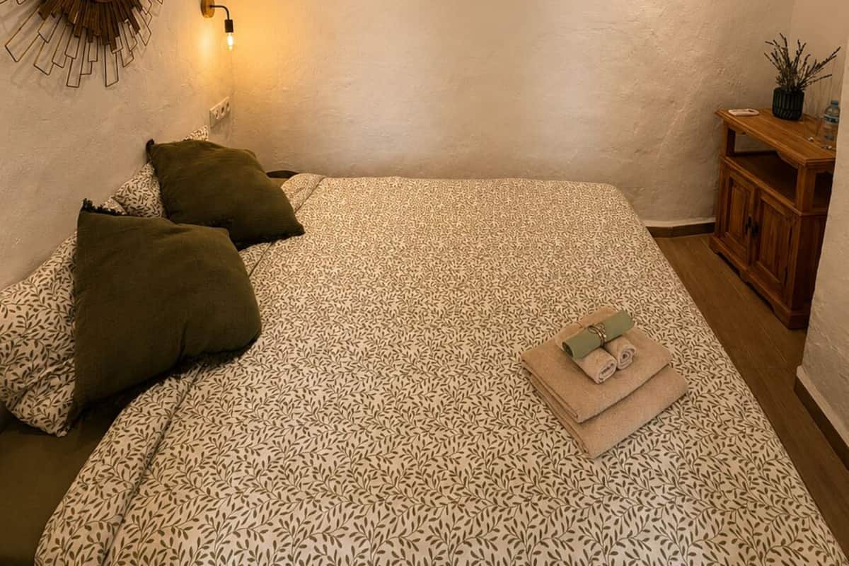 Memory-foam beds, free WiFi, bed sheets