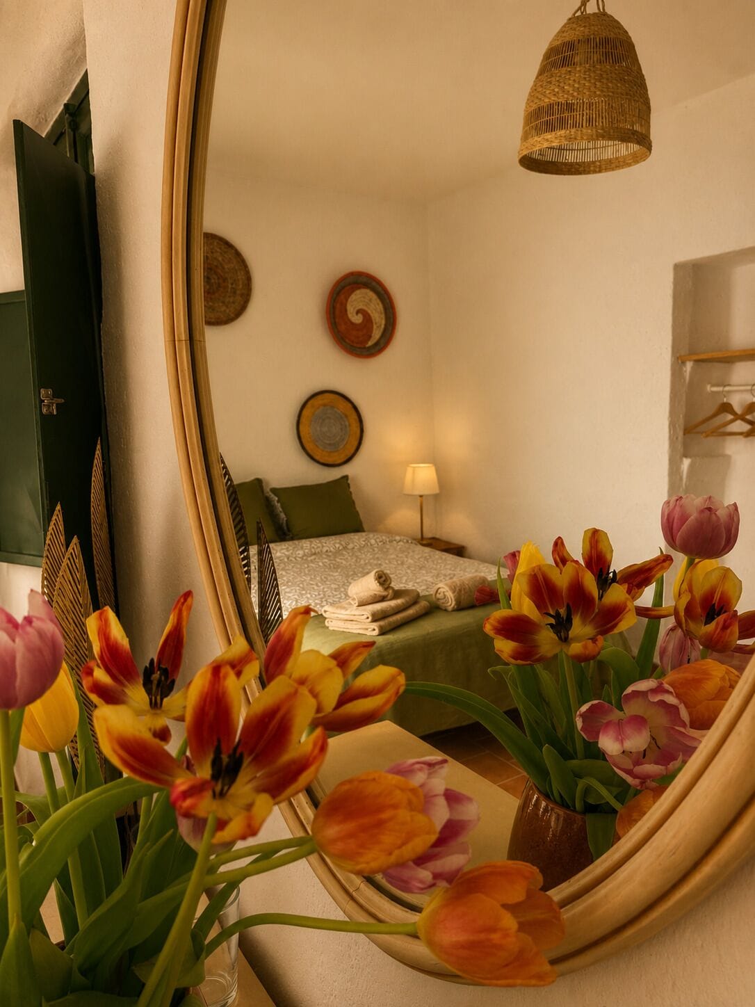 Encanto Guesthouse Room 2, Buganvilla | Colchones viscoelásticos, wifi gratis, ropa de cama