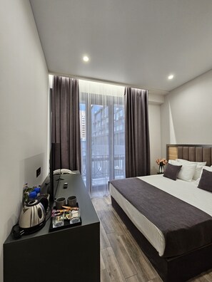 Double Room | Soundproofing, free WiFi, bed sheets - Orion ApartHotel (Yerevan)